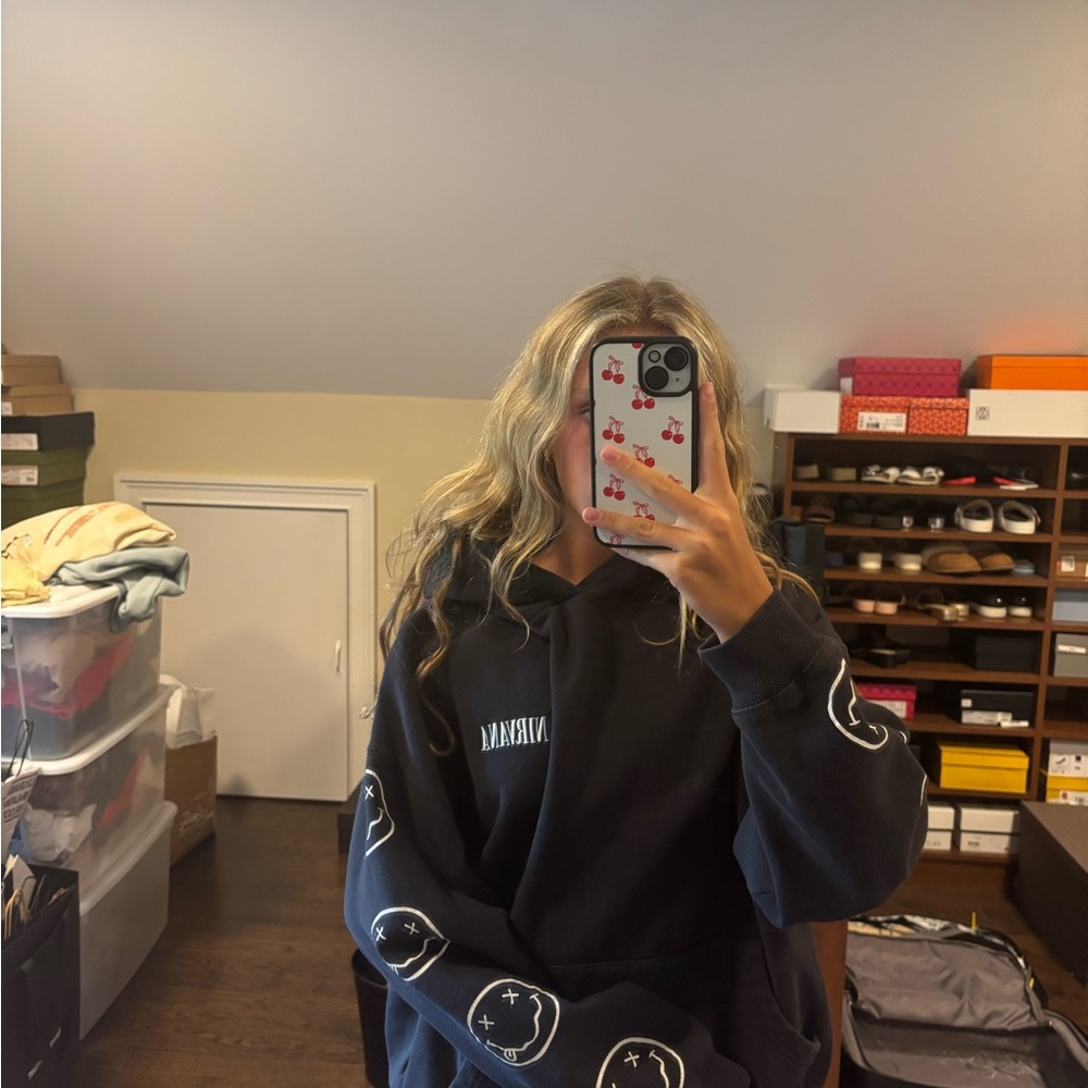 Women's Black Nirvana hoodie